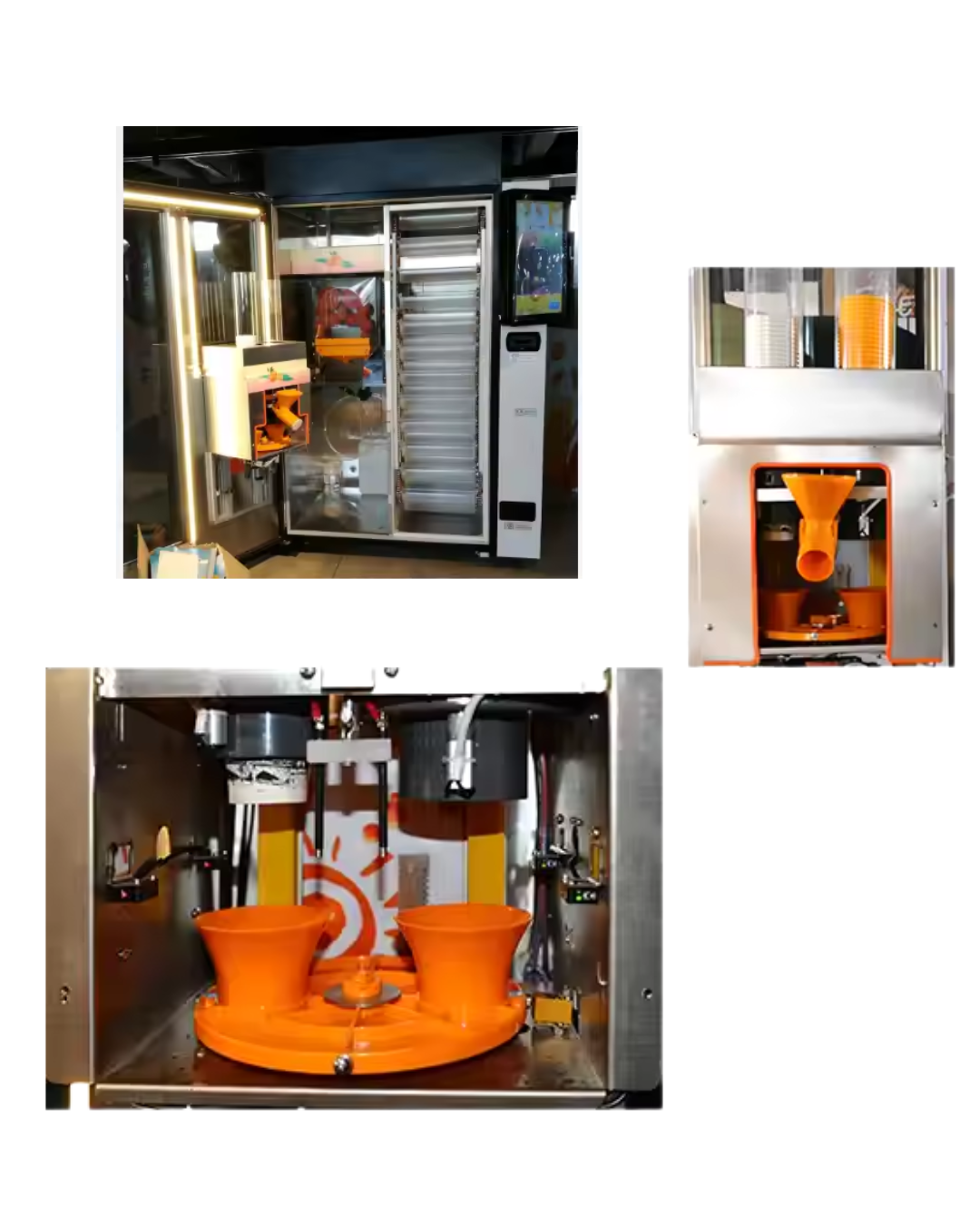 Máquina Expendedora de Jugo de Naranja Fresco