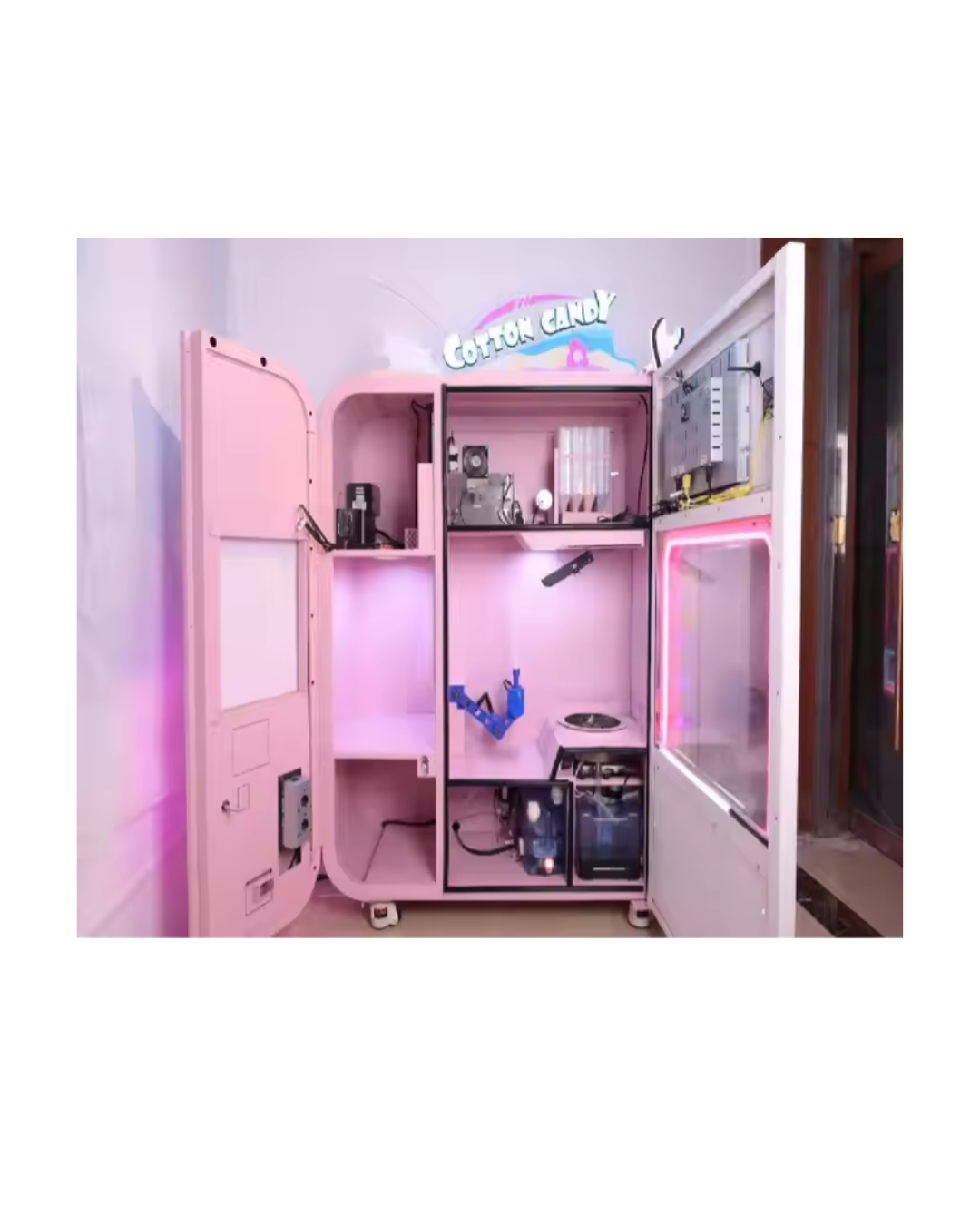 Máquina Expendedora de Algodón de Azúcar Robotizada