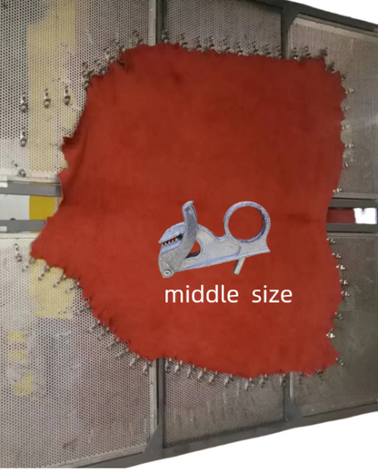 Clip de Aluminio para Piel Curtida