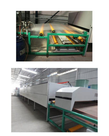 Máquina de Pulverización Automática 1800mm de Acero Inoxidable con Horno de Secado y Lavado de Alta Eficiencia