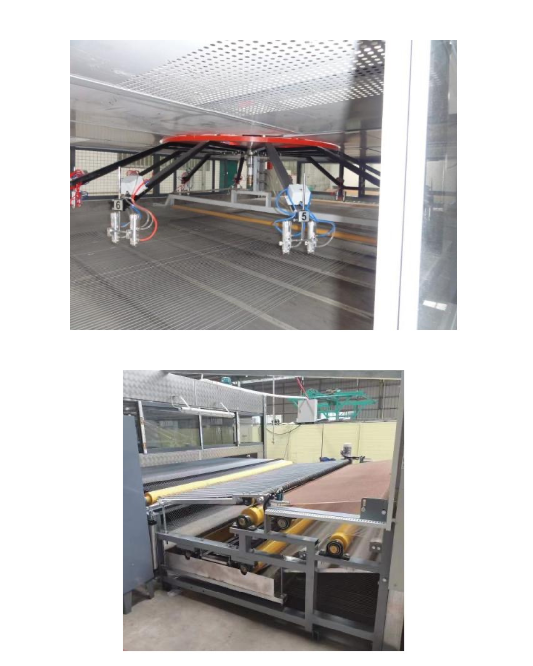 Máquina de Pulverización Automática 1800mm de Acero Inoxidable con Horno de Secado y Lavado de Alta Eficiencia