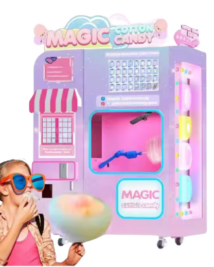 Máquina Expendedora de Algodón de Azúcar Robotizada