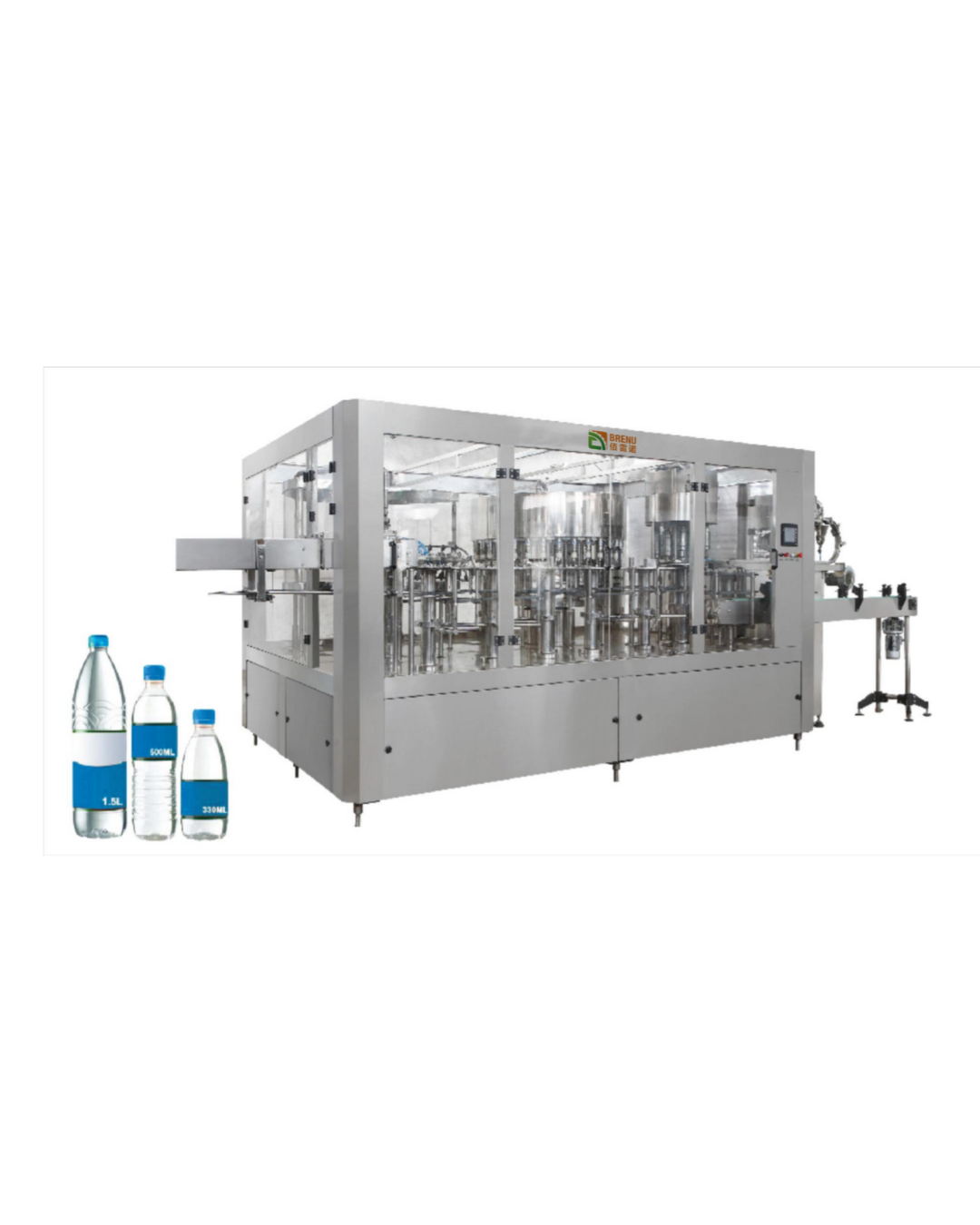 Máquina 3 en 1 CGF para Lavado, Llenado y Tapado de Agua y Bebidas No Gaseosas
